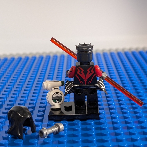 Star Wars Darth Maul with D-0 Droid Building Block Action Figure Clone Wars Sith - Picture 3 of 7